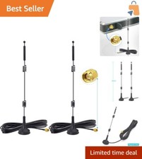Dual Band 9dBi WiFi Antenna 2-Pack with Magnetic Base - Enhanced Signal Range picture