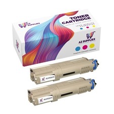 OKI Data Compatible Toner Cartridge for 46490604 C532 C532dn MC573 Black 2 Pack picture
