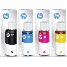 4 Pack Genuine HP GT51XL GT52 Ink Bottles for Smart Tank GT5810 GT5820 GT5811 picture