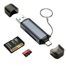 New SD Card Reader, High-Speed USB C to Micro SD Card Adapter USB 3.0 Dual Slots picture