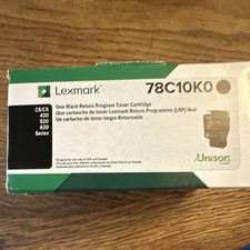 Lexmark 78C10K0 Black Return Program Laser Toner Cartridge CS/CX420/520/620 picture