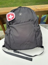 Swiss Gear Compact Lightweight Laptop Backpack Black SA2822 Brand New picture