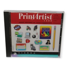 PrintArtist 1500 Sierra Originals Cd-rom Software for Windows 95/3.1 Desktop picture