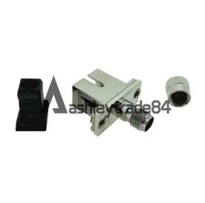 NEW Optical Fiber Connector SMA Female-SC Female Hybrid Adapter Flange Coupling picture