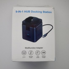 OPEN BOX - 9 in 1 Hub Docking Station USB with MagSafe picture