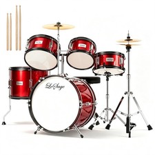 LeSage Drum Sets 5-Piece for Beginners, 16 inch Size Complete Drum Kit picture
