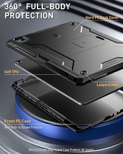Poetic For iPad Air 13 2025 / 2024 Case iPad Pro 12.9 2022 with Kickstand Black picture