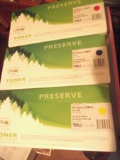 3 New IPW toner cartridges LJ M451 for HP Yellow, Cyan and Magenta picture