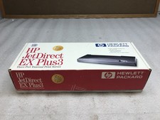 HP JetDirect EX Plus3 Print Server J2596A With Power Supply open box picture