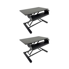 Esi Ergo S2S S2S-BLK Desktop Sit to Stand Workstation 35 lbs Capacity New 2 Pcs picture