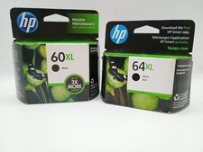 2x Expired HP N9J92AN 64XL High Yield Ink Cartridge for HP Envy Photo - Black picture