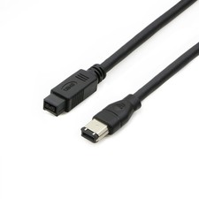 FireWire 800 to 400 9 to 6 pin Cable (9pin 6pin) 6FT, IEEE 1394 Firewire 800 ... picture
