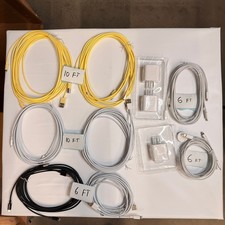 Set of 17 - 13 USB-C/A to Lightning Cables 6ft 10ft, 3 Wall Adapters, Watch Ca picture