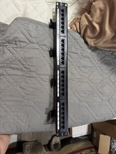 24 Port Black Box U Shield Cat 5 Panel JPMT152A picture