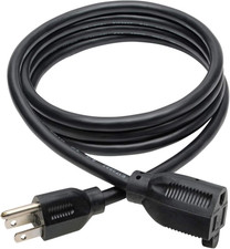 Eaton Tripp Lite 3-Prong 6Ft Power Cord Extension Cable | Heavy-Duty 15A, 14AWG, picture