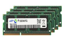 Samsung DDR3L 32GB KIT 4x8GB 1600MHz PC3-12800S SODIMM Laptop memory RAM 1.35V picture