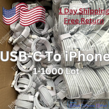 Bulk Lot 20W USB C Fast Charger Cable PD Cord For Apple iPhone 14/13/12/11ProMax picture