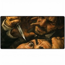 Baba Yaga TCG Playmat and Gaming Mousepad, Thriller Gaming Desk Mat Gothic Art picture