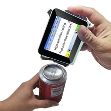 Mini handheld inkjet printer expiration date batch number QR code TIJ printer picture