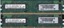 2GB 2x1GB PC2 5300 DDR2-667 SAMSUNG M378T2863RZS-CE6 MEMORY KIT Lenovo 41X4256 picture