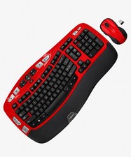 Logitech MK550 Comfort Wave K350 Wireless Ergonomic Keyboard M510 Combo picture