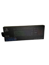 NPET K10 Wired Backlit Floating Gaming Keyboard, Mechanical Feeling Rainbow I... picture