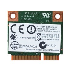HP 718451-001 BCM943228HMB 300M WiFi Bluetooth PCI-E WLAN Card 697316-001 picture