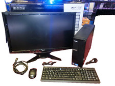 Acer Aspire X1935 desktop PC & monitor Acer G245HQ, Intel i5 Quad, 2 year war... picture