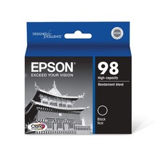 Cartridge Epson 98 Claria High Capacity Black T098120 Ink Hi-Definition Works picture