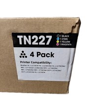 TN227 High Yield Laser Toner Cartridge Set Black, Cyan, Magenta, Yellow. picture