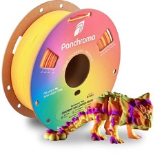 Panchroma Gradient Halloween Orange Yellow and Magenta Neon PLA 3D Printing picture