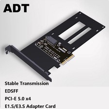 ADT PCIe 5.0 X4 to U.2/U.3/E1.s/E3.s Hard Disk Adapter Card Bracket Support Gen5 picture