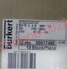 1PCS NEW Burkert 00017468 Valve Fast delivery Via Fedex/DHL picture