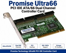 Promise Technology Ultra66 PCI IDE ATA/66 Dual Channel Controller Card Vintage picture