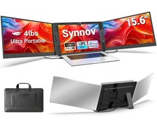 Synnov 15.6“ Laptop Screen Extender, 1080P FHD Ultra Light & Portable Triple ... picture