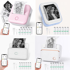 Mini Wireless Bluetooth Printer Thermal For School Home Text Only Printer picture