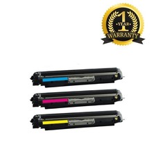 3PK CE311A, CE312A, CE313A CYM Toner Cartridge Compatible for HP (126A) CP1025 picture