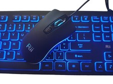 Business keyboard and mouse Combo. LED Backlit Real Internet Idea. RII picture