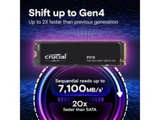 Crucial P310 2TB 2280 PCIe Gen4 3D NAND NVMe M.2 SSD - Up to 7,100 MB/s - Shift picture