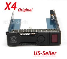 4X Original HP Hard Drive Tray Caddy 3.5