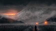 Landscape joeyjazz sunset art low light signature Custom Gaming Mat Desk picture