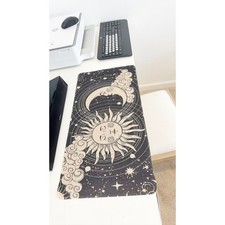 Vintage Sun Moon Celestial Large Gaming Mouse Pad 23.6