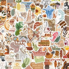 200PCS Vintage Aesthetic Vinyl Stickers, 6 x 9 inches, picture