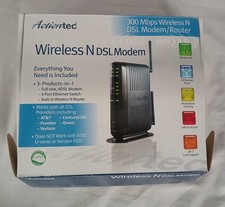 Actiontec GT784WN-01 Wireless N DSL Modem Router 300 Mbps WiFi Untested. picture