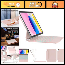 iPad A16 11th/10th Gen Case with Keyboard, Magnetic Floating Stand, Slim Design picture