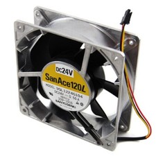 2PCS Sanyo Denki MODEL 9GL1224G104 24V 0.50A SanAce120L Cooling Fan picture