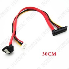 90 Degree 22P SATA 7+15P To SH 2.0 4 Pin Power Right Angled Computer Power Cable picture
