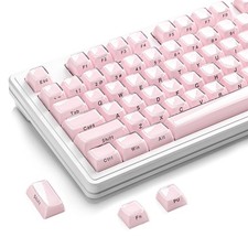 113 PCS Jelly PBT Custom Keycap Pink Fits 65/75/96% Cherry Gateron MX picture