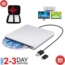 External DVD Drive USB C SuperDrive for Apple, Slot-in CD Drive for Mac, Port... picture