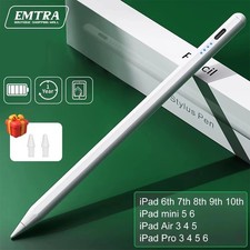 Stylus Pen for iPad Palm Rejection Magnetic USB C Fast Charge Pencil White USA picture